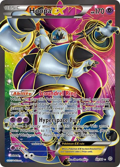 Hoopa EX (89 Full Art) Ancient Origins Ultra Rare 89