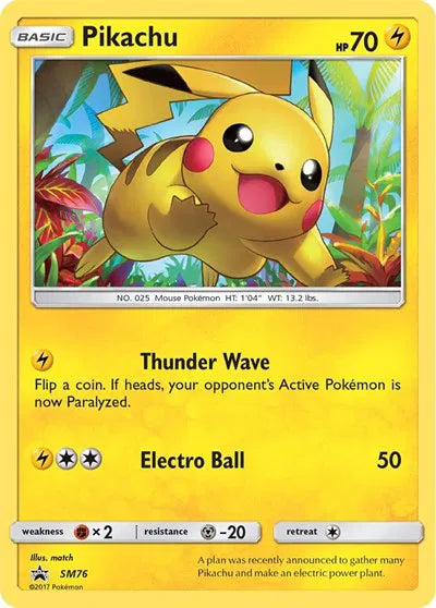 Pikachu Sun & Moon Promo Promo SM76