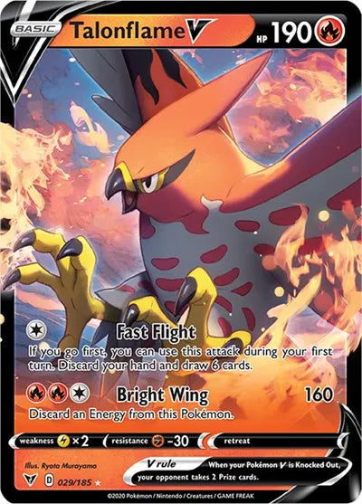 Talonflame V Vivid Voltage Ultra Rare 029/185