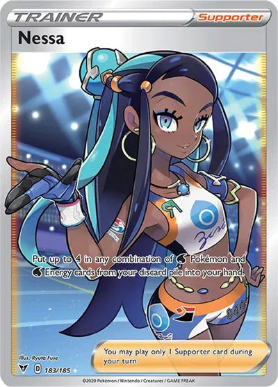 Nessa (Full Art) Vivid Voltage Ultra Rare 183/185