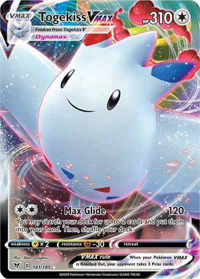 Togekiss VMAX Vivid Voltage Ultra Rare 141/185