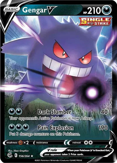 Gengar V Fusion Strike Ultra Rare 156/264