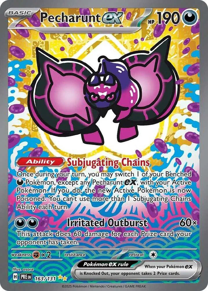 Pecharunt ex Prismatic Evolutions Special Illustration Rare 163/131