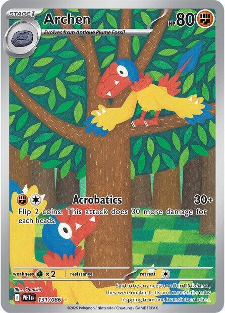 Archen White Flare Illustration Rare 131/086