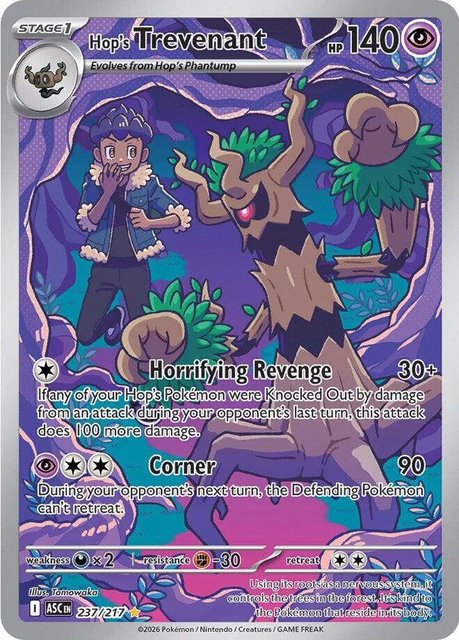 Hop's Trevenant Ascended Heroes Illustration Rare 237/217